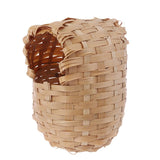 10 Styles Hanging Bird Nest Bamboo Bird Hut Outdoor Natural Fiber Birdhouse Small Canaries Nest Wren Nest Chickadee House