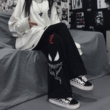 2021 Harajuku woman pants Japanese pattern hip hop pants women wide leg pant women men jogger women pants casual Oversize pants