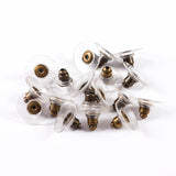 100PCS Rubber Ear Back Stoppers - Essential Earring Accessories