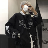 2021 spring letter jacket new all-match preppy style baseball hoodie women men's  loose thin casual lovers cool wear sweatshirt