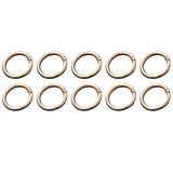 10Pcs Metal Purse Buckles 20/25/28/33mm Spring O Ring Round Carabiner Snap Hook Spring Keyring Clasp DIY Jewelry Bag Accessories