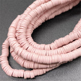 350pcs/Strip 4mm Clay Beads Slice Clay Spacer Beads Polymer Clay Beads For Jewelry Making DIY Handmade Accessories