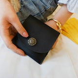 2019 New Fashion Slim Mini Wallet Lady Short Solid Women Wallets Money Bag Hasp PU Leather Small Cute Coin Purse Card Holder