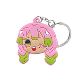 1PCS PVC Key Chain Cartoon Figure Anime Key Ring Key Holder Kids Toy Pendant Keychain Jewelry Keys Decoration Trinkets Accessory