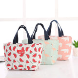 1 PCS Lunch bag For Women funny cartoon kids bento Fresh cooler bags flamingo thermal breakfast food box portable picnic travel