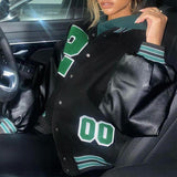 2021 Spring And Autumn Vibe Style Baseball Uniform New Bomber Jacket For Women Fashion Retro Clothes Streetwear Oversized Coat