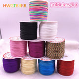 10Meters/lot 0.8/1.0mm Nylon Cord Thread Chinese Knot Macrame Cord Bracelet Braided String DIY Tassels Beading String Thread