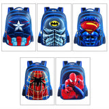 3D Cartoon Pattern Children&#39;s backpack boys Primary school Kindergarten Infantil Kids Waterproof Mochila Spider Animal Design