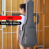 36 39 41 Inch Guitar Bags Waterproof Oxford Bass Case Portable Guitar Backpacks Thicken Pad Rucksack Wearable Solid Bag XA292M