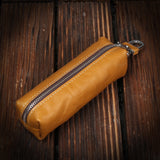 2021 New Genuine Leather Keychain Men Women Key Holder Organizer Pouch Cow Split Car Long Key Bag Housekeeper Key Case wallet