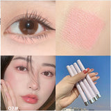 1PC Champagne Gold Lying Silkworm Pencil Pearlescent Eyeshadow Pen Long-lasting Waterproof Shiny Eye Shadow Pen Stick TSLM2