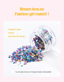 1PCS Face Glitter Eye Glitter Face Jewels Body Eye Face Sequin Gel Holographic Flash Drill Festival Decoration Makep Tool TSLM2