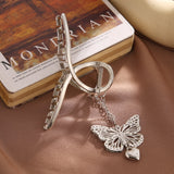 1PC Retro Metal Hair grip Goth Butterfly Hair Clip Love Pendant Claws Barrettes Hair Jaw Grip Jewelry Styling Tools