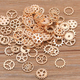 60PCS 10 Color Small Size 8-15mm Mix Alloy Mechanical Steampunk Cogs &amp; Gears Diy Accessories New Oct Drop Ship