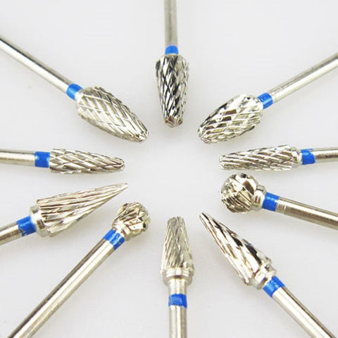 10pcs/box  Tungsten Steel Dental Carbide Burs Lab Burrs Tooth Drill Dental Lab Materials image