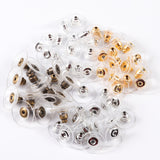 100PCS Rubber Ear Back Stoppers - Essential Earring Accessories