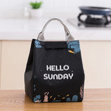 2021 Fashion Cooler Lunch Box Portable Insulated Canvas Lunch Bag Thermal Food Picnic  Tote Cooler Bag Lunch Bags For Women kids