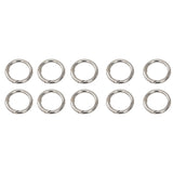 10Pcs Metal Purse Buckles 20/25/28/33mm Spring O Ring Round Carabiner Snap Hook Spring Keyring Clasp DIY Jewelry Bag Accessories