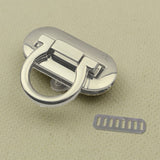 1 pc Metal Lock Rectangle Bag Case Buckle Clasp For Handbags Shoulder Bags Purse Tote Accessories DIY Craft High Quality