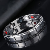 4 in1 Weight Loss Men&#39;s Bracelet Energy Magnets Slimming BangleTwisted Magnetic Therapy  Healthcare Jewelry Wholesale