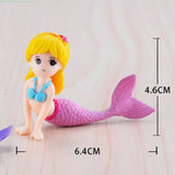 1pcs Aquarium Fish Tank Cute Little Mermaid Ornament Aquarium Fish Tank Desk Decoration Accessories Pet Accessories