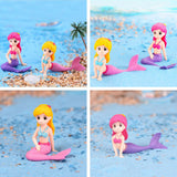 1pcs Aquarium Fish Tank Cute Little Mermaid Ornament Aquarium Fish Tank Desk Decoration Accessories Pet Accessories