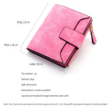 2021 Leather Women Wallet Hasp Small and Slim Coin Pocket Purse Women Wallets Cards Holders Luxury Brand Wallets Designer Purse