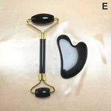 2pcs/set Face Spa Massager Neck Roller Gua Sha Scraper Board Face Lift Up Wrinkle Remover Face Roller Scraper Set