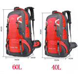 60L Waterproof Unisex Men Backpack Travel Pack Sports Bag Pack Outdoor Climbing Hiking Camping Backpack For Male Women Female