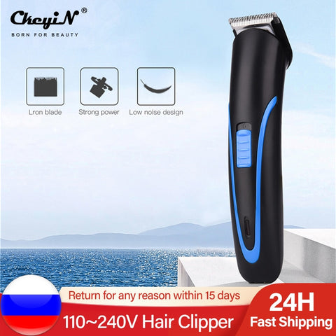 110-240V Rechargeable Hair Clipper for Men Hair Clipper Beard Trimmer Shaving mchine Men's Hair Cutter Barber haircut machine image