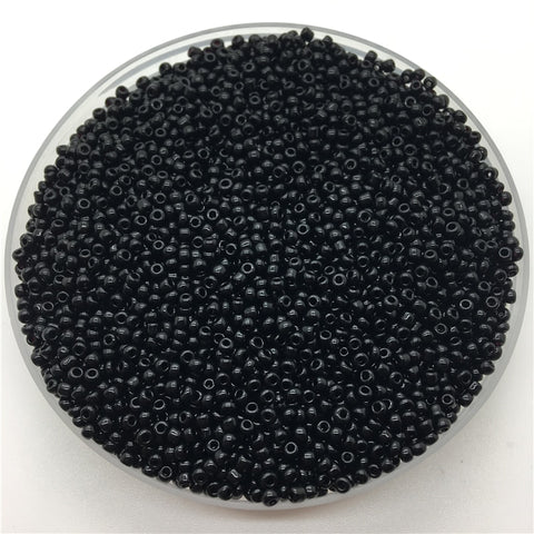 2mm 3mm 4mm Black Charm Czech Glass Seed Beads DIY Bracelet Necklace For Jewelry Making DIY Accessories image