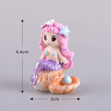 1pcs Aquarium Fish Tank Cute Little Mermaid Ornament Aquarium Fish Tank Desk Decoration Accessories Pet Accessories