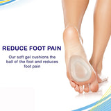 3Pair Ball of Foot Cushions Foot Care Inserts Insoles Support Neuroma Runners Metatarsalgia Gel Pad Rapid Foot Pain Relief