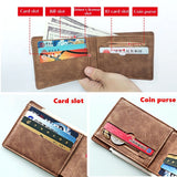 2021 New Men Wallets Small Money Purses Wallets New Design Dollar Price Top Men Thin Wallet With Coin Bag Zipper Wallet